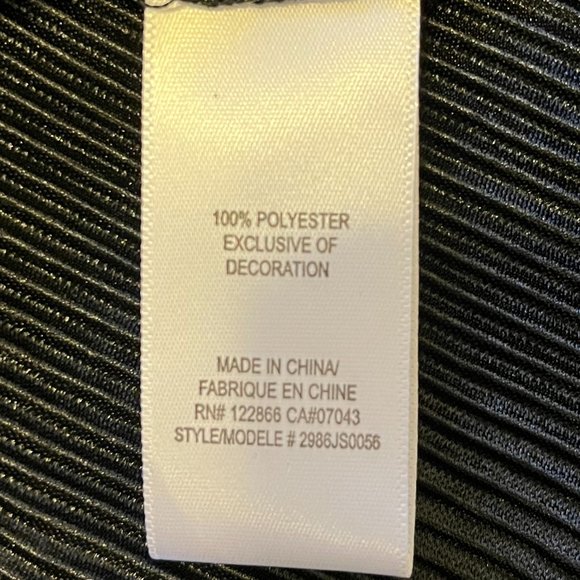 Chenault Metallic Crossover Peplum Blouse (NWT) - Picture 13 of 13